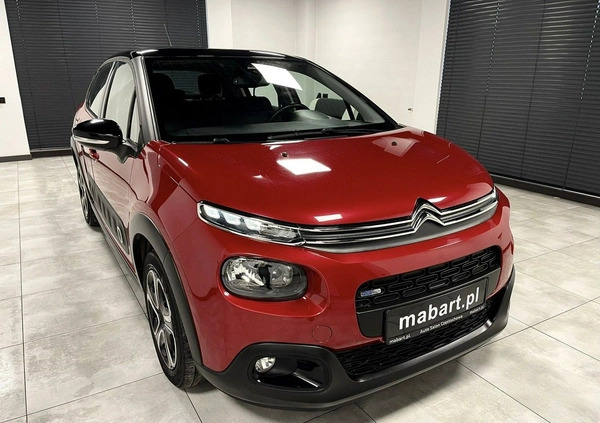 Citroen C3 cena 53900 przebieg: 70000, rok produkcji 2018 z Tychy małe 704